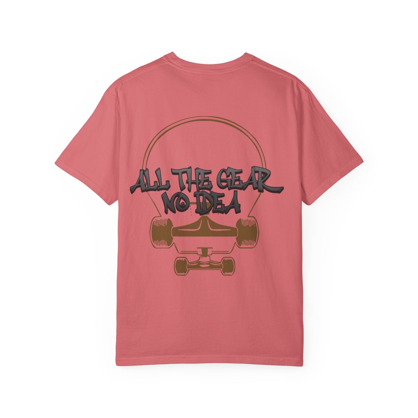 Skateboard Vibes Unisex T-Shirt | Streetwear Style, Casual Tee, Graphic Tee, Gift for Skaters, All the Gear No Idea