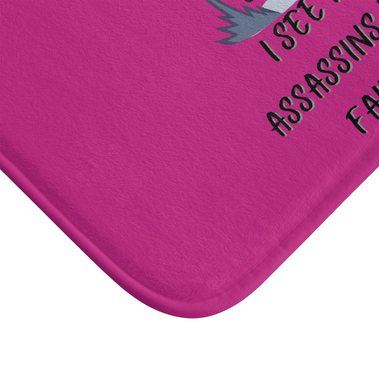 Ninja Good Morning Bath Mat, Funny Bathroom Decor, Unique Gifts, Home & Kitchen, Kids Bathroom Accessory, Fun Shower Mat