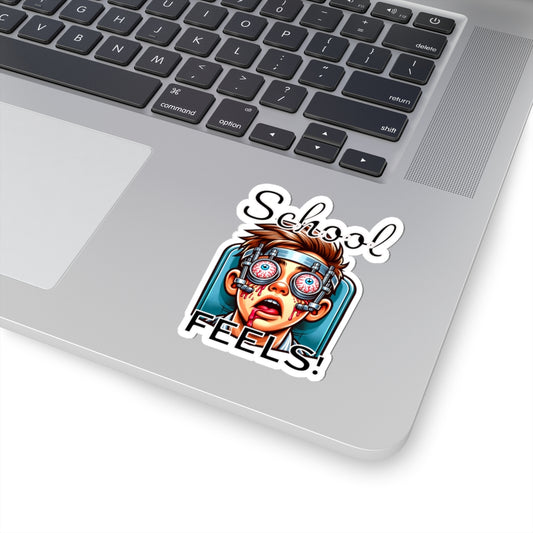 School Feels Kiss-Cut Stickers | Fun School Decor, Laptop Stickers, Student Gifts, Classroom Accessories