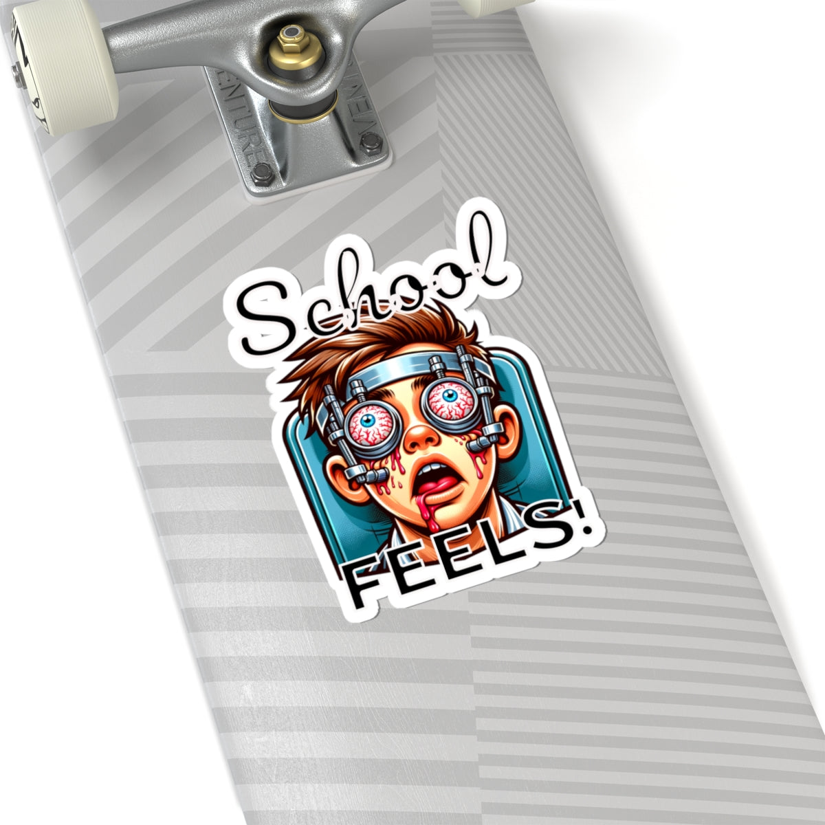 School Feels Kiss-Cut Stickers | Fun School Decor, Laptop Stickers, Student Gifts, Classroom Accessories