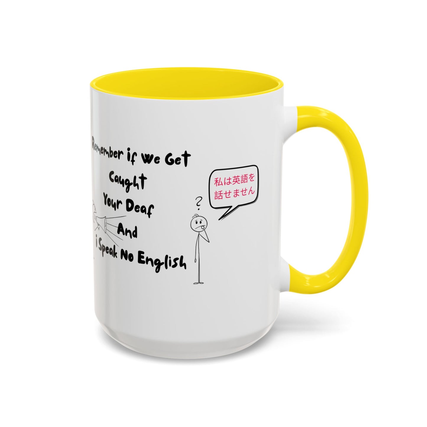 Humorous Accent Coffee Mug, Funny Gift for Language Lovers, Quirky Tea Mug, Cute Coffee Cup, Ideal for Friends, Family, or Students