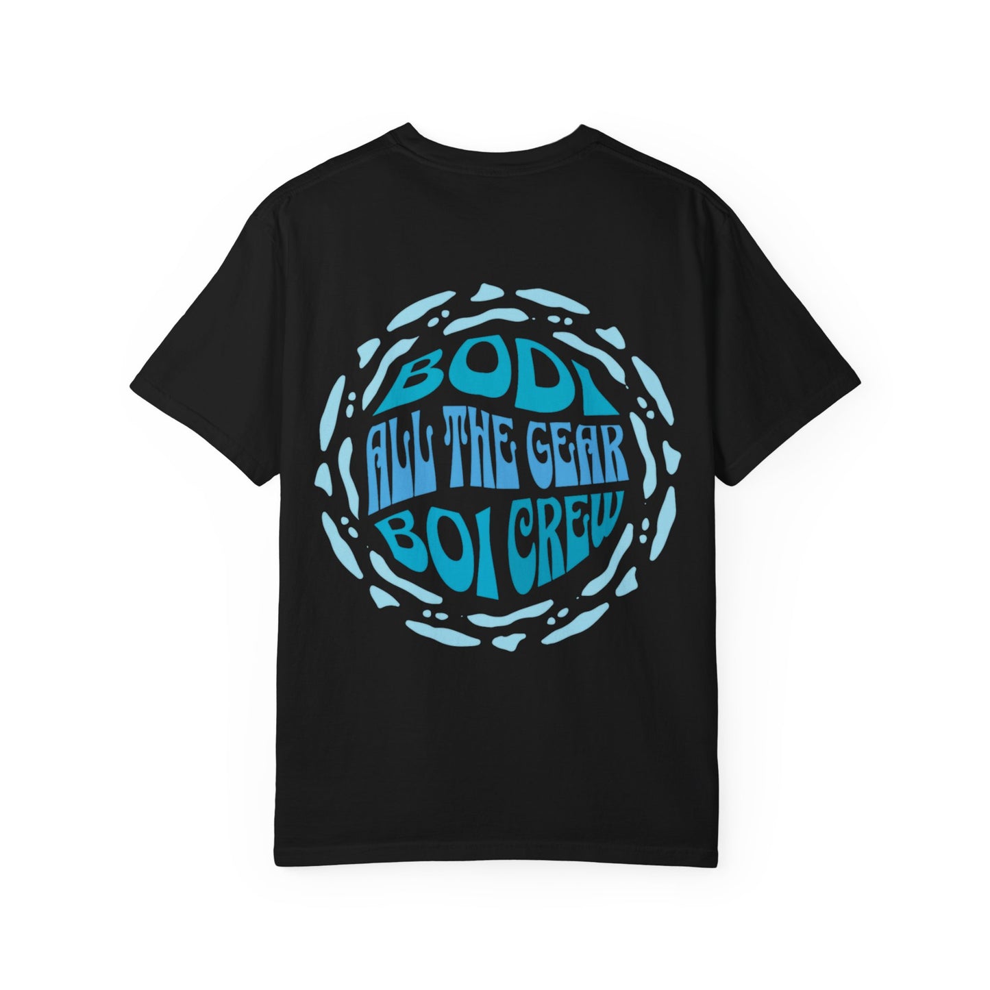 Bodi Gear Crew T-Shirt | Unisex Casual Graphic Tee for Outdoor Adventures, Gift for Him, Retro Style, Summer Vibe, Relaxed Fit