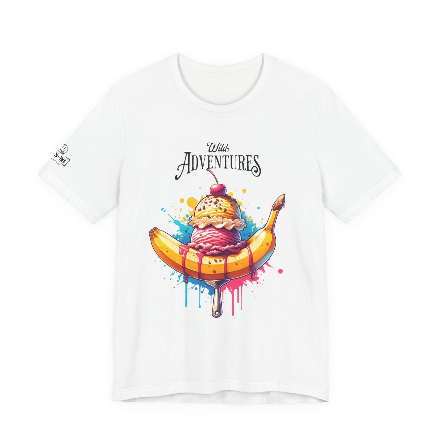 Fun Adventure Banana Split Tee, Ice Cream Lovers T-Shirt, Summer Vibes Shirt, Foodie Gift, Casual Unisex Tee