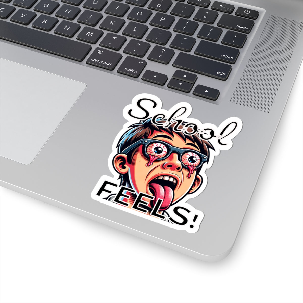 School Feels Kiss-Cut Stickers, Student Life Decals, Funny Laptop Stickers, Classroom Humor Decor, Back to School Essentials
