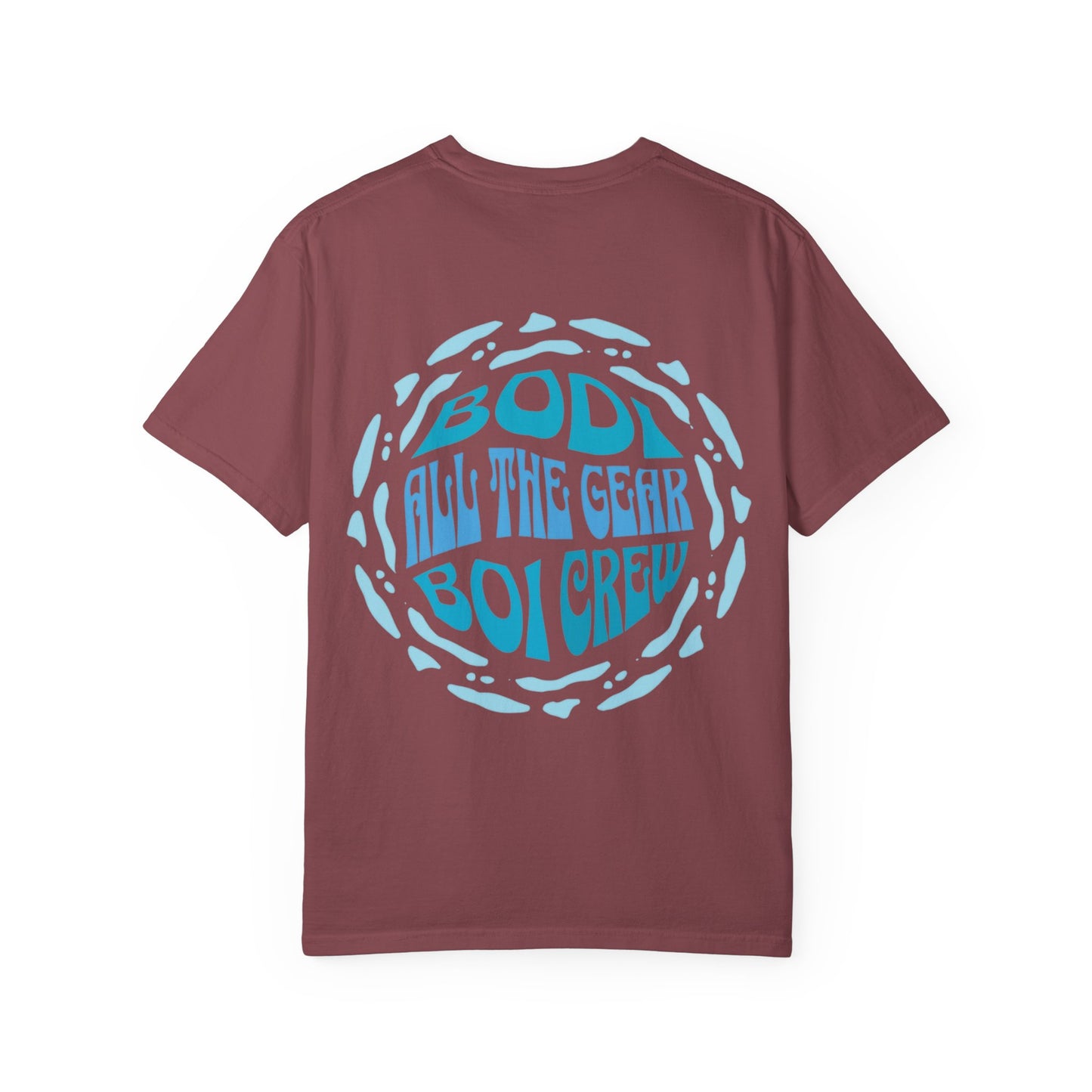 Bodi Gear Crew T-Shirt | Unisex Casual Graphic Tee for Outdoor Adventures, Gift for Him, Retro Style, Summer Vibe, Relaxed Fit