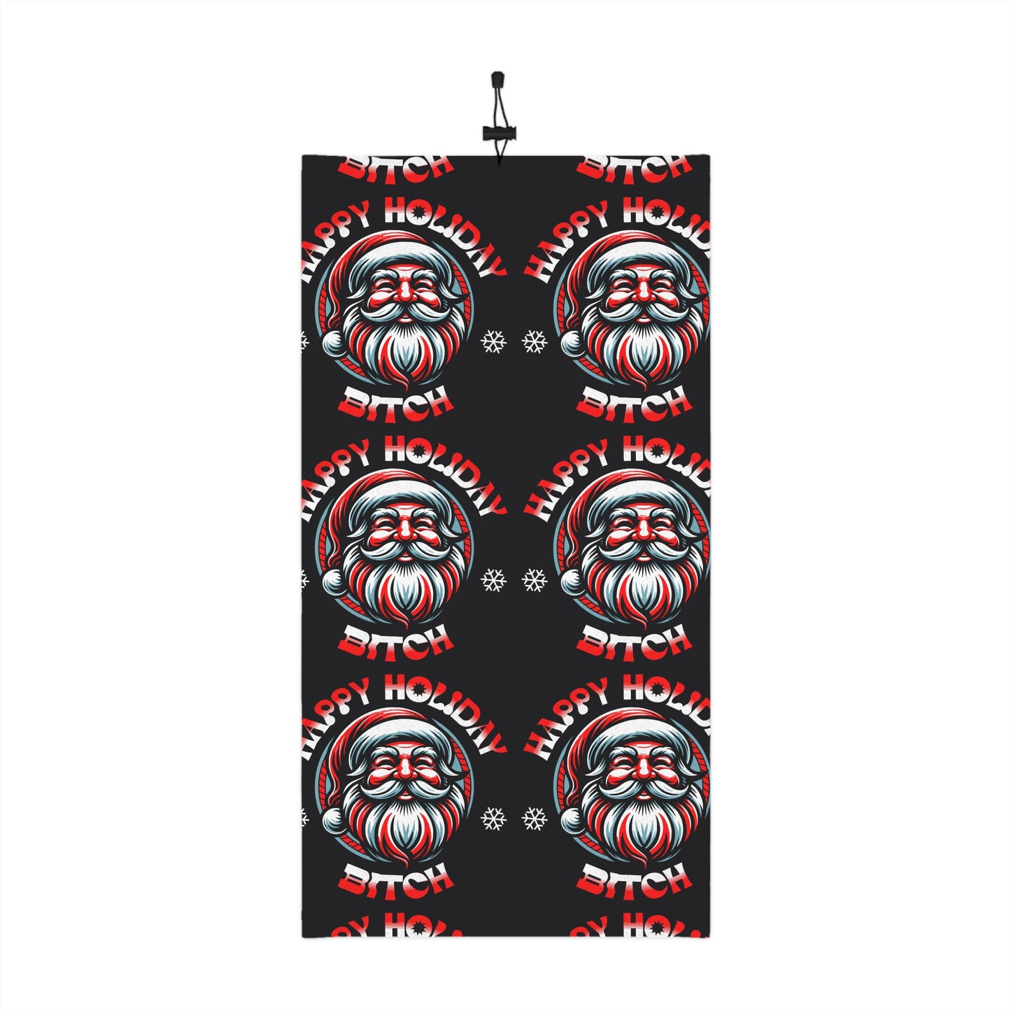 Festive Winter Neck Gaiter, Funny Holiday Gift, Christmas Accessories, Warm Face Covering, Winter Sports Gear