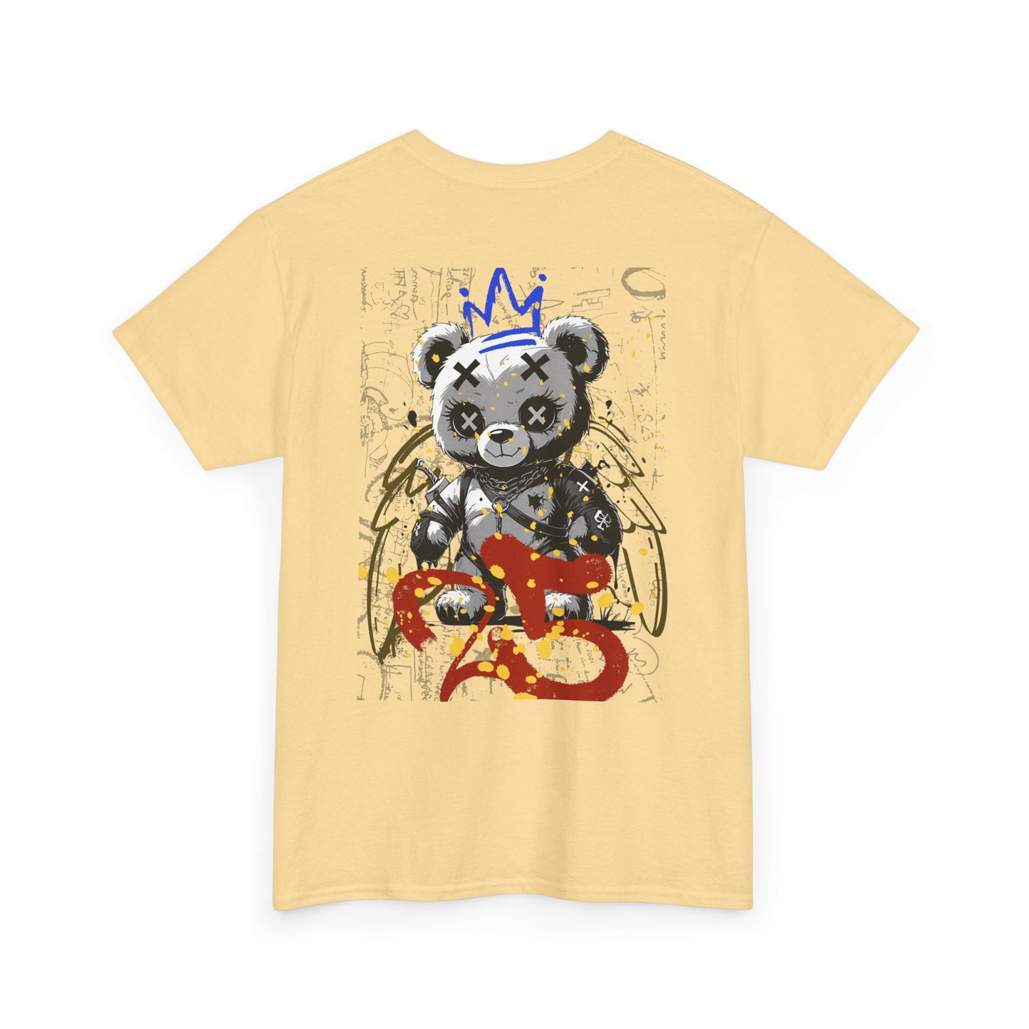 Skull & Bear Graphic Tee, Unisex Heavy Cotton Shirt for Casual Wear, Gift for Birthdays, Halloween, Gothic Tee, Cool Tee, Bear Lover Gift,