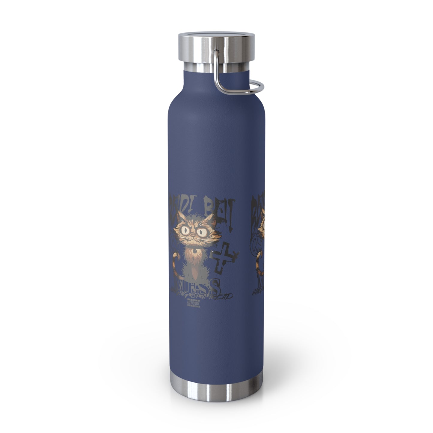 Cute Cat Design Water Bottle, Insulated Copper Flask for Pet Lovers, Fun Gift for Kids, Hydro Bottle for School, Unique Travel Mug, [...]