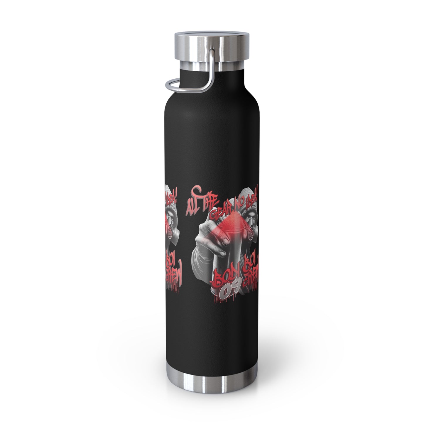Stylish Insulated Water Bottle with Motivational Design, 22oz, Fitness Hydration, Gym Gear, Eco-Friendly Gift, Inspirational Water Bottle