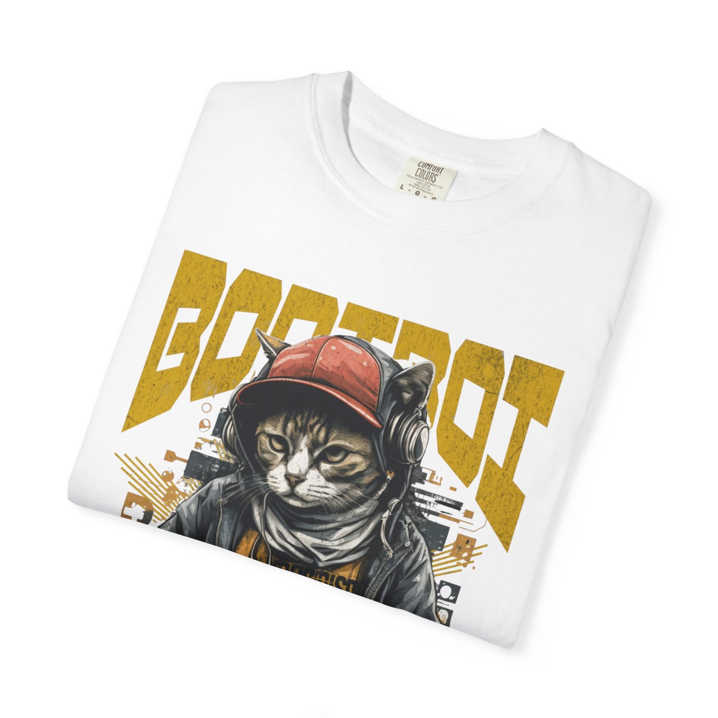 Bodi boi Unisex Vintage Style T-Shirt, Trendy Apparel for Cat Lovers, Casual Wear, Unique Gift Idea