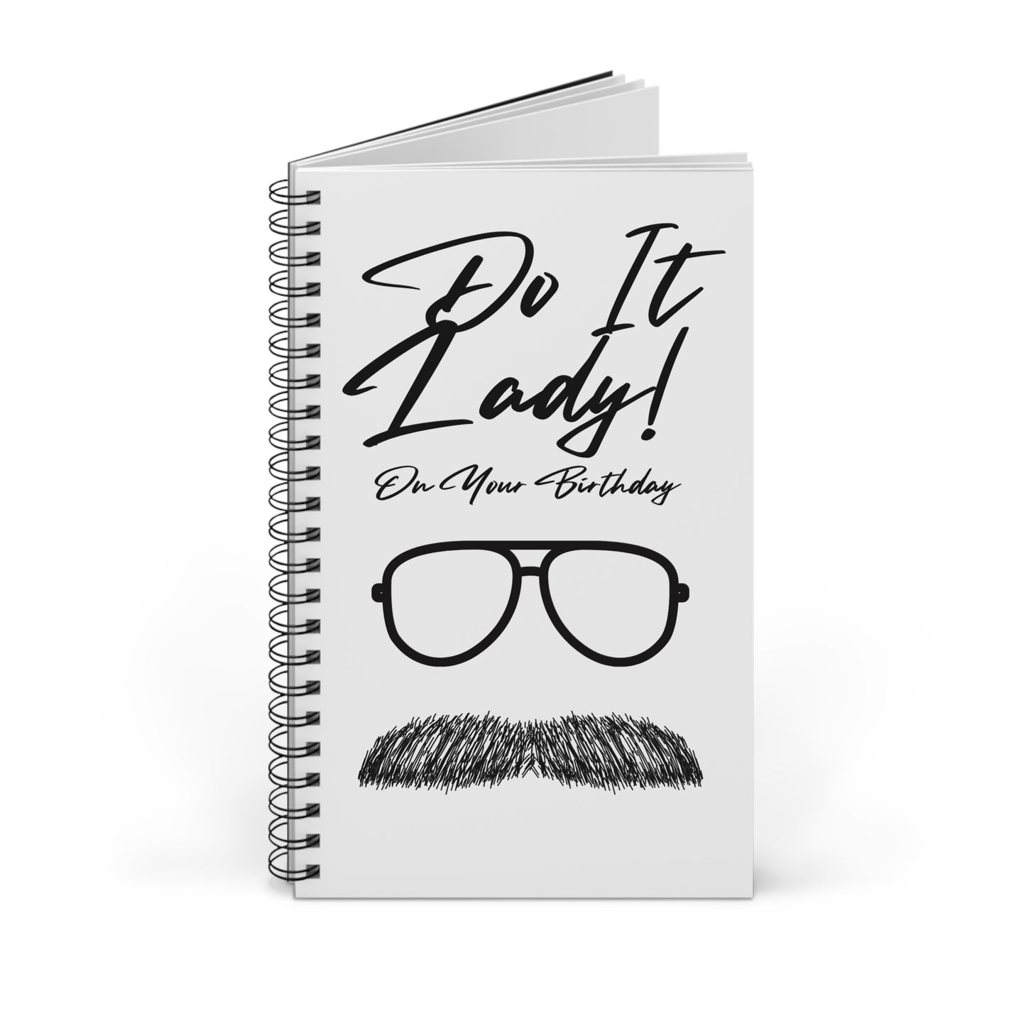Birthday Do It Lady Journal for Her, Funny Gift for Women, Inspirational Notebook, Personal Diary, Party Planning Journal