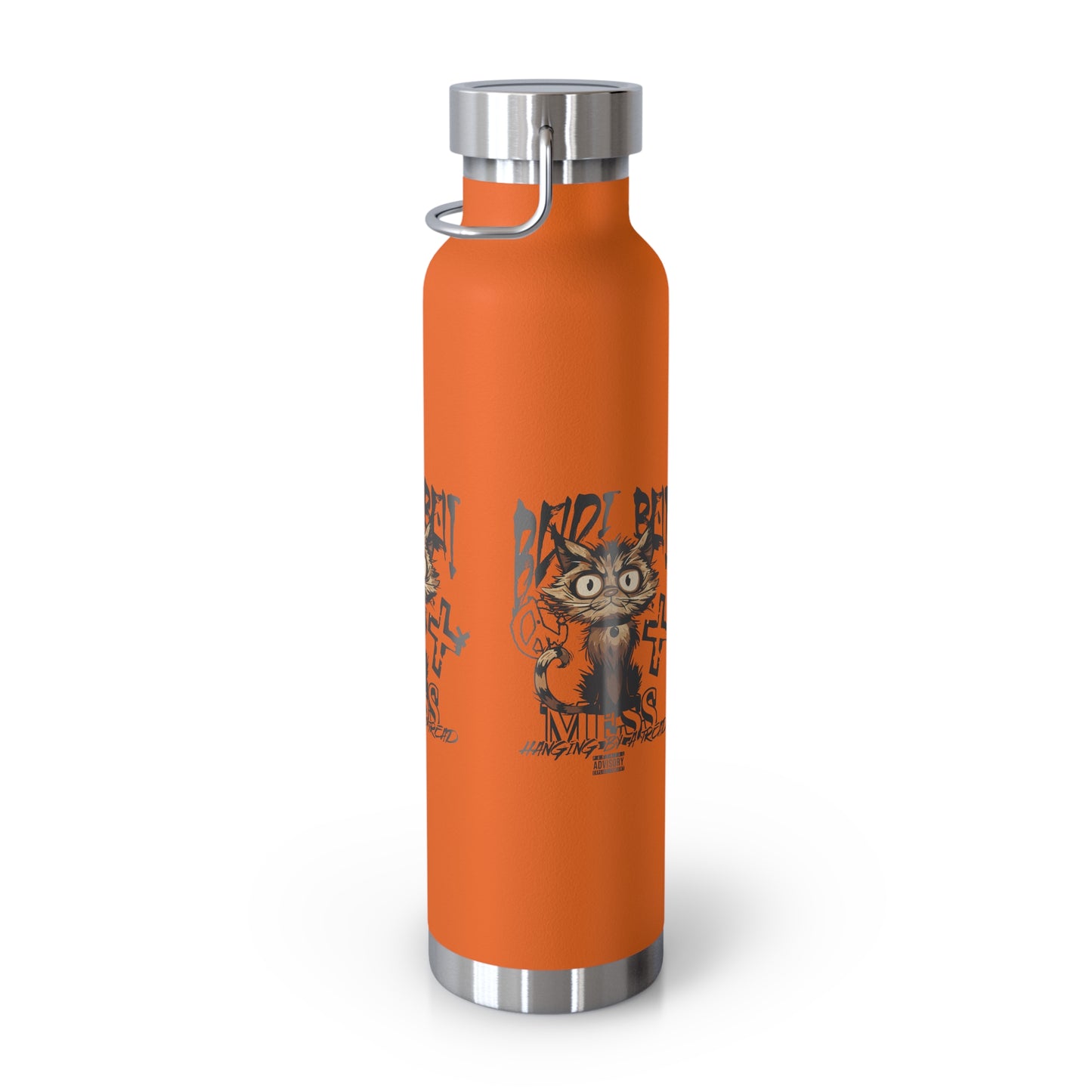 Cute Cat Design Water Bottle, Insulated Copper Flask for Pet Lovers, Fun Gift for Kids, Hydro Bottle for School, Unique Travel Mug, [...]