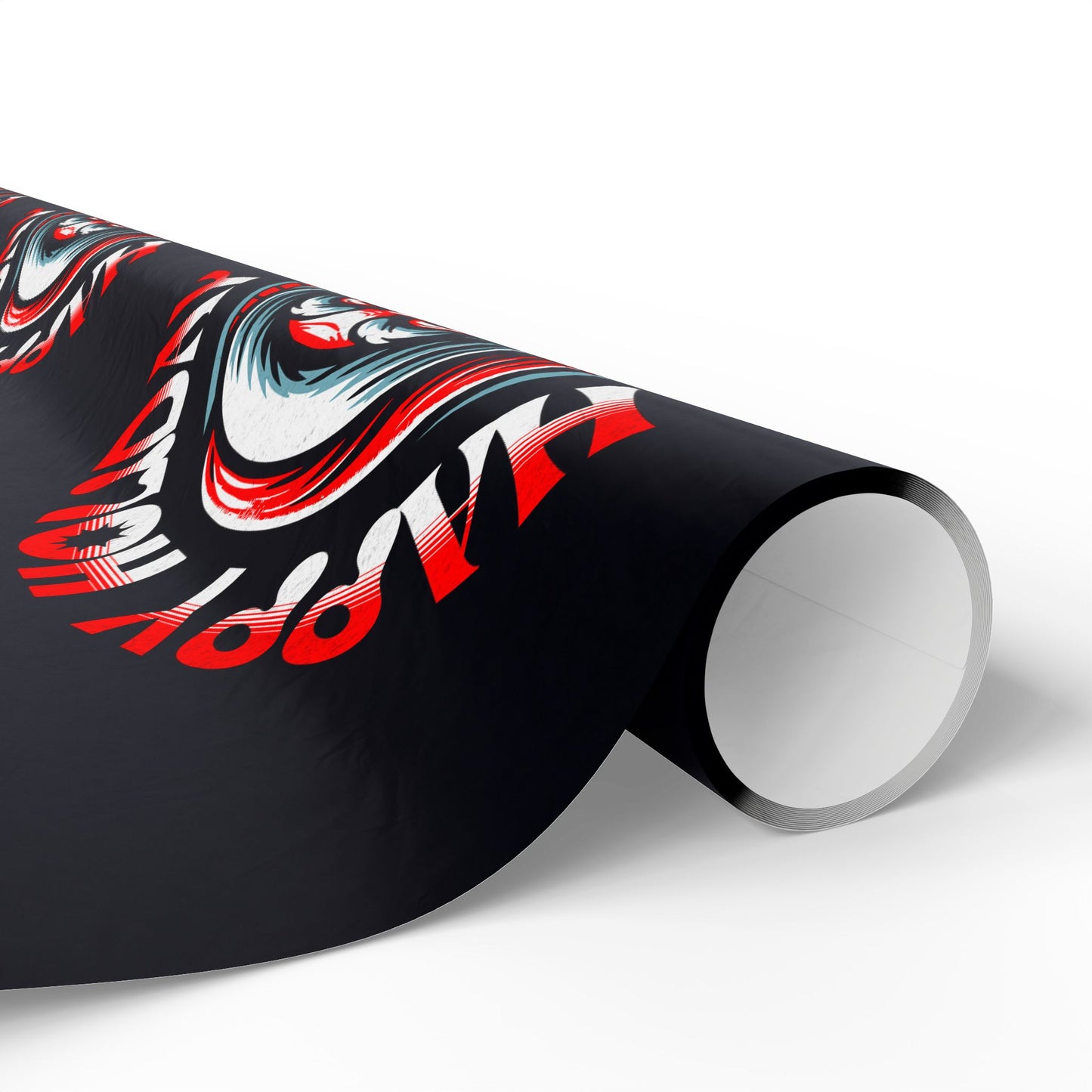 happy xmas bitch Paper Roll, Holiday Gift Wrap for Christmas, Birthdays, and Special Occasions - Unique Black Design