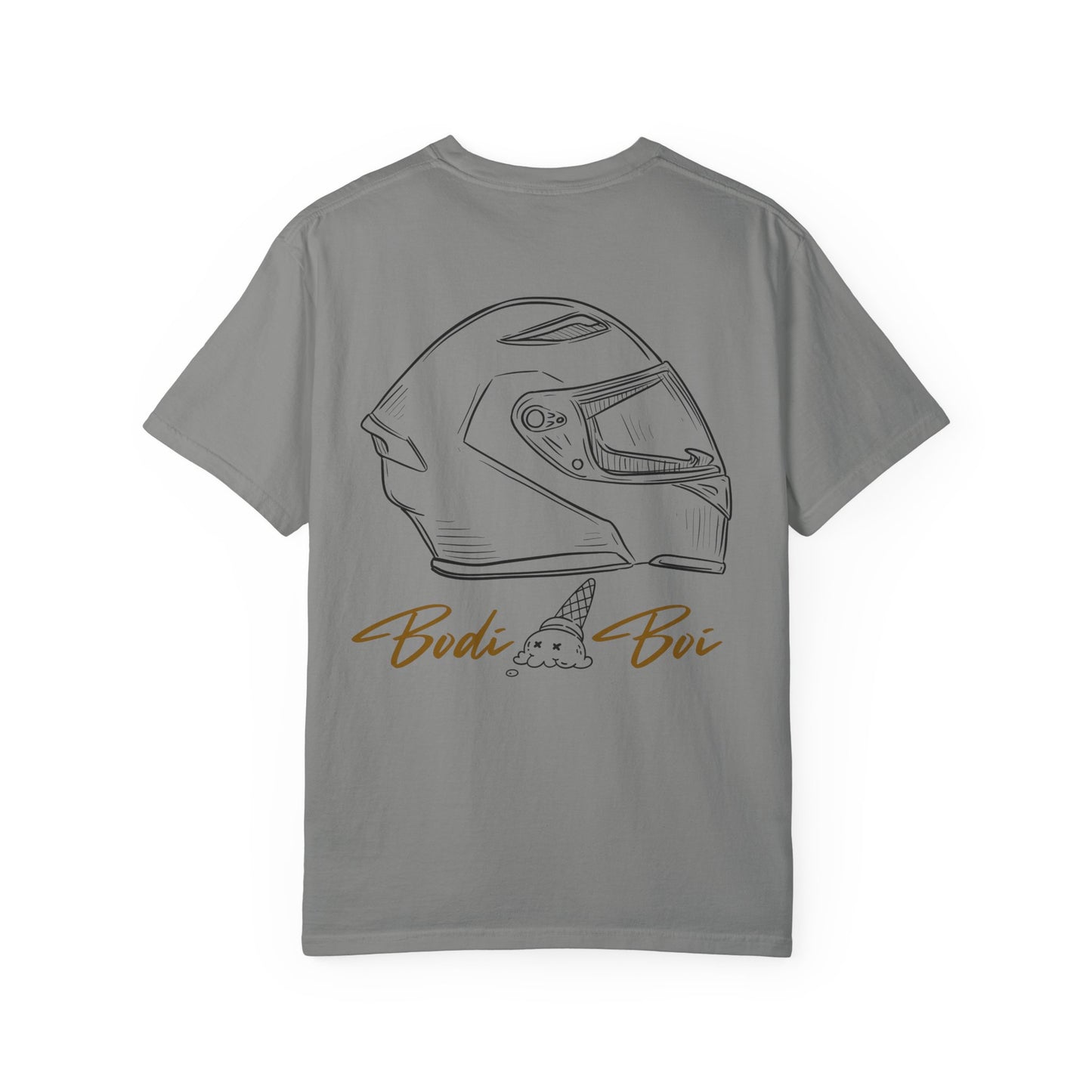 Cool Ice Cream & Helmet Graphic T-Shirt, Unisex Casual Tee, Gift for Ice Cream Lovers, Summer Vibes, Streetwear Fashion