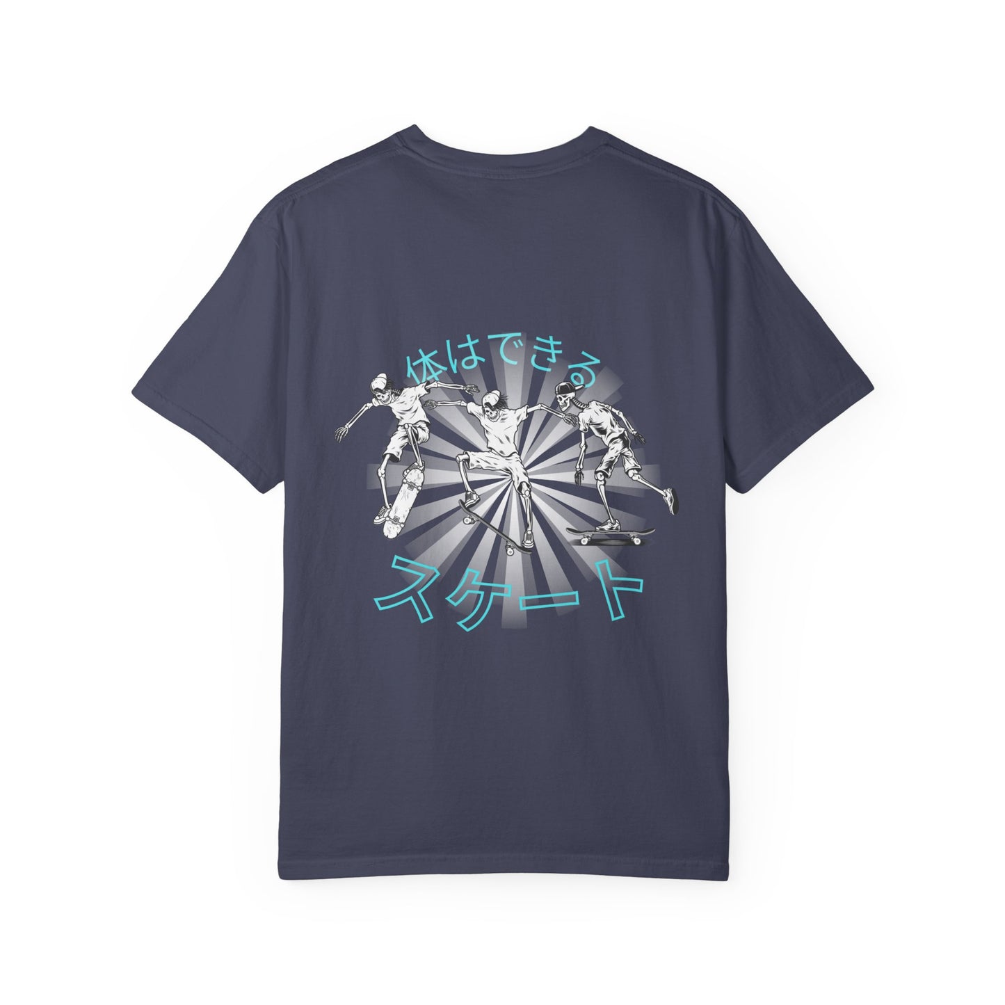 Japanese Skateboarding Design T-Shirt, Unisex Graphic Tee, Casual Streetwear, Gift for Skaters, Trendy Graphic T-Shirt, Funny Skate Shirt
