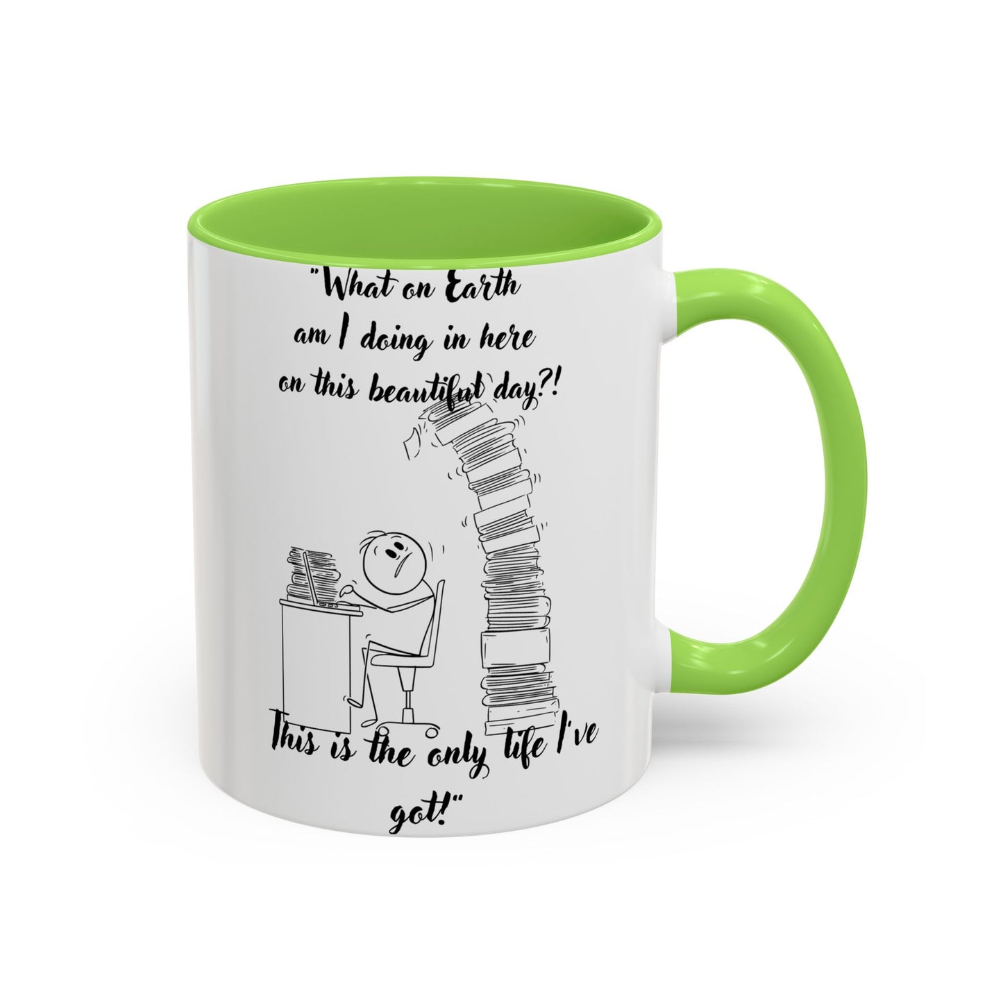 What am I doing here  Coffee Mug - Perfect for Writers, Students, and Book Lovers!