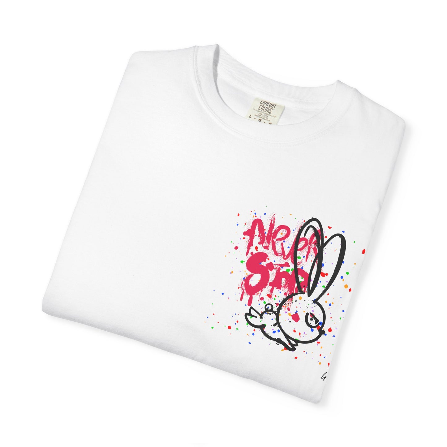 Whimsical Graphic Tee for Fun-Loving Souls, Cute Bunny & Bear Design, Unisex T-Shirt, Casual Wear, Gift for Kids & Teens