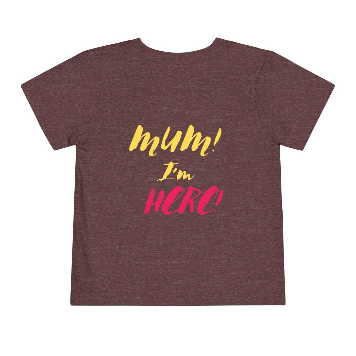 Toddler Short Sleeve Tee with Train and Mum slogans | Fun Kids T-Shirt for Playtime, Birthdays, Baby Showers, and Everyday Wear