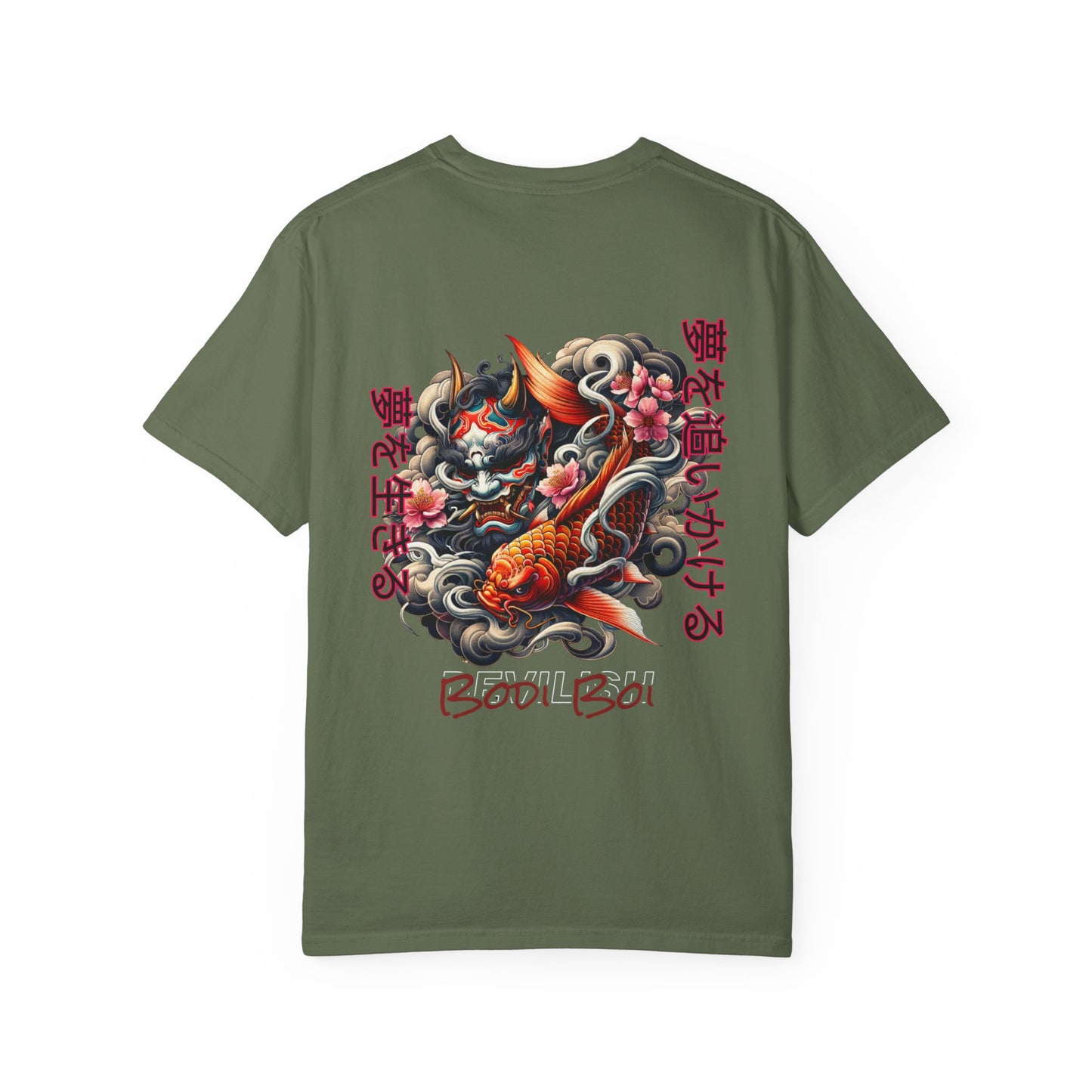 Trendy Unisex Graphic T-Shirt featuring Koi Fish Design, Casual Wear, Gift for Nature Lovers, Birthday Present, Summer Style