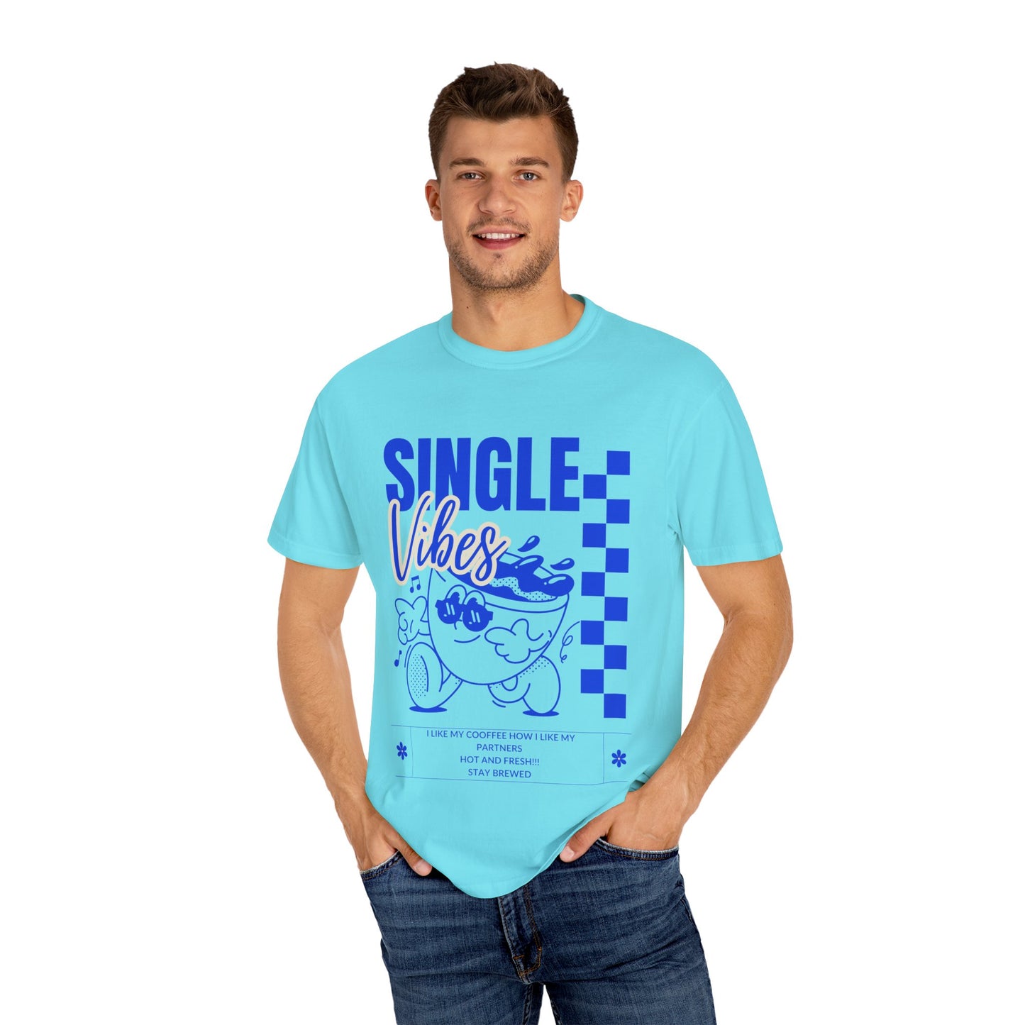 Single Vibes Unisex T-Shirt, Fun Graphic Tee for Casual Wear, Perfect for Singles Awareness Day, Birthday Gift, Summer Hangouts