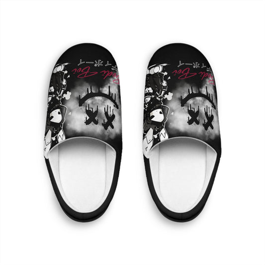 Men's Indoor Slippers Gothic Bunny with Unique Graphic Design, Cozy House Footwear, Perfect Gift for Him, Trendy Homewear, Travel Slippers, [...]