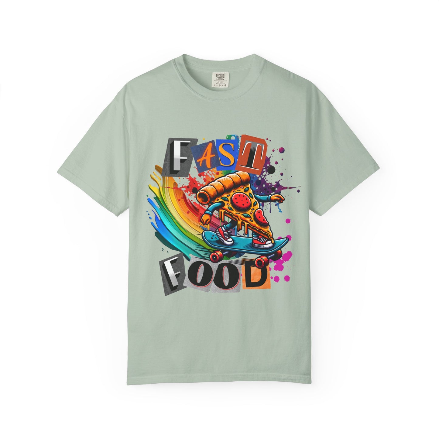 Fast Food Skate Graphic T-Shirt, Unisex T-Shirt, Retro Style Tee, Perfect for Food Lovers, Skate Culture, Casual Wear