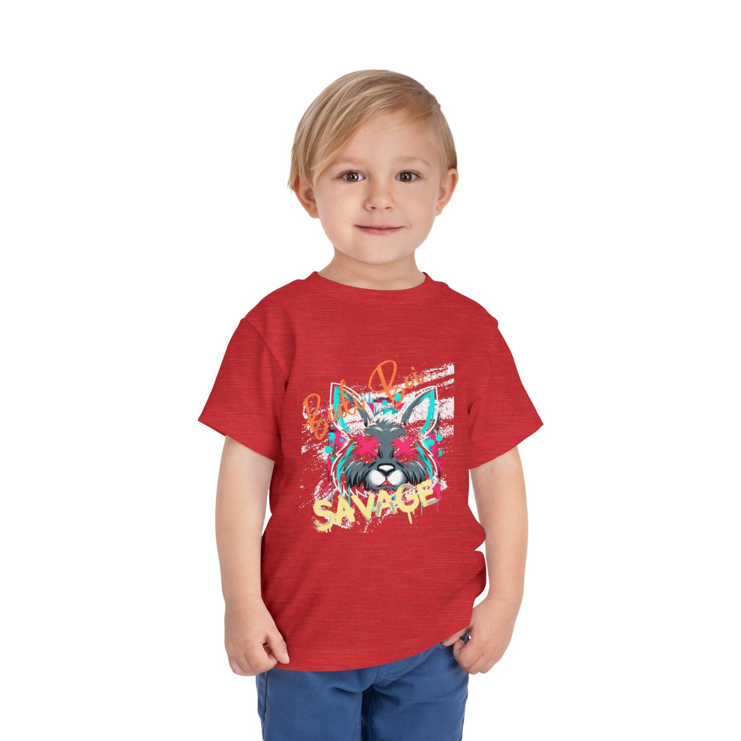 Savage Toddler Tee, Fun Kids Shirt, Playful Toddler Clothing, Unique Baby Gift, Cool Kids Wear, Birthday Outfit