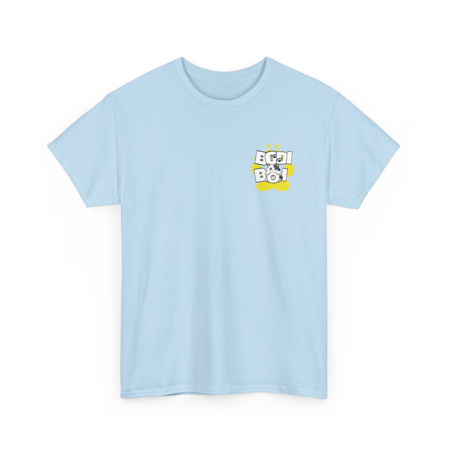 Boo Boi Unisex Heavy Cotton Tee | Cute Animal Graphic Shirt, Casual Wear, Gift for Pet Lovers, Fun T-Shirt, Unique Design