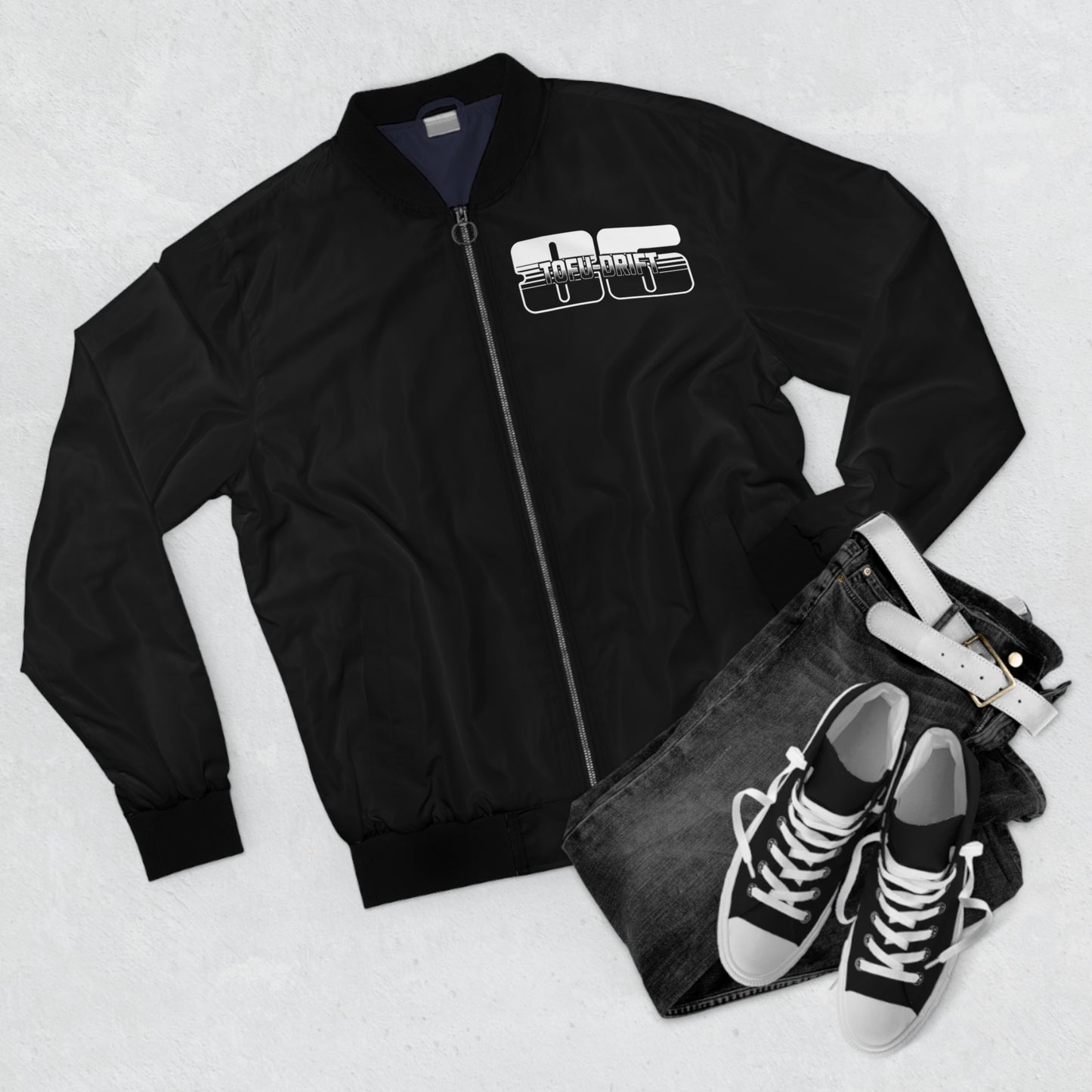Stylish Men's Bomber Jacket, Trendy Outerwear, Fashionable Spring Layer, Car Enthusiast Gift, Unique Streetwear