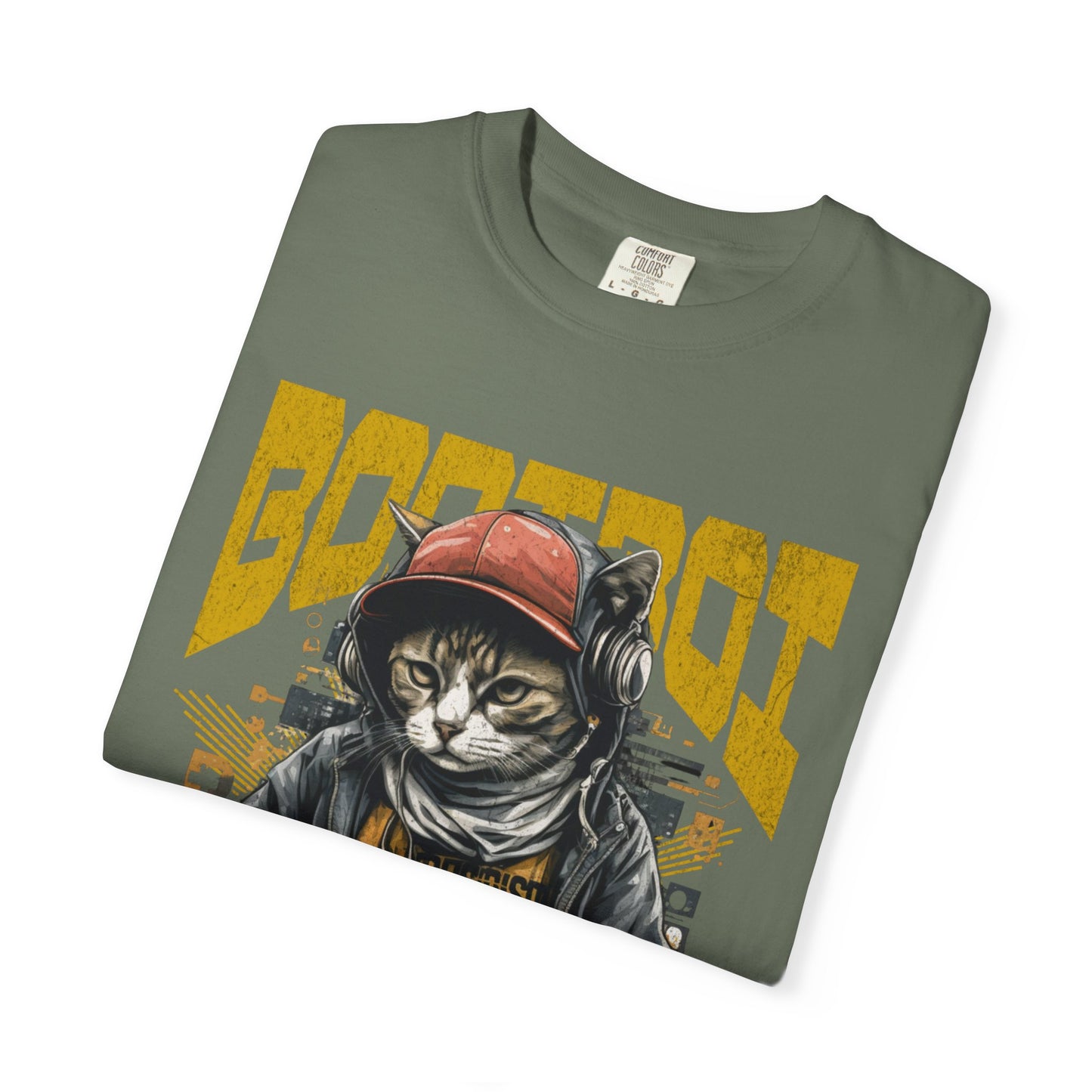 Bodi boi Unisex Vintage Style T-Shirt, Trendy Apparel for Cat Lovers, Casual Wear, Unique Gift Idea