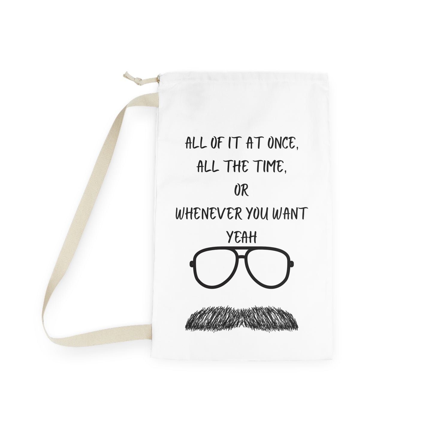 Birthday-Themed Laundry Bag with Funny Quotes, Humor Bag for Gifts, Laundry Tote for Her, Unique Laundry Storage, Fun Birthday Present