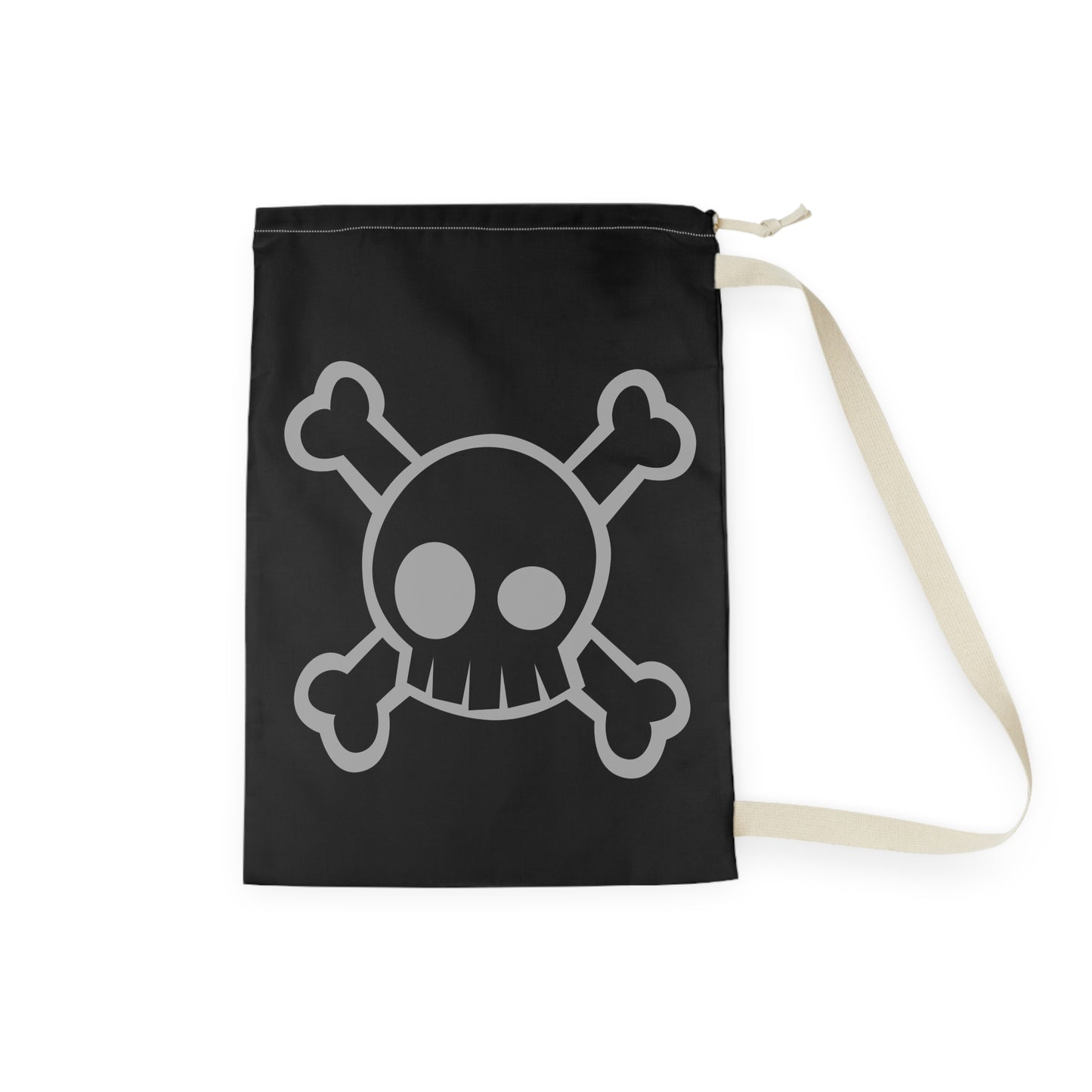 Skull & Crossbones Laundry Bag, Unique Storage Bag, Fun Gift for Teens, Pirate Decor, Home Organization