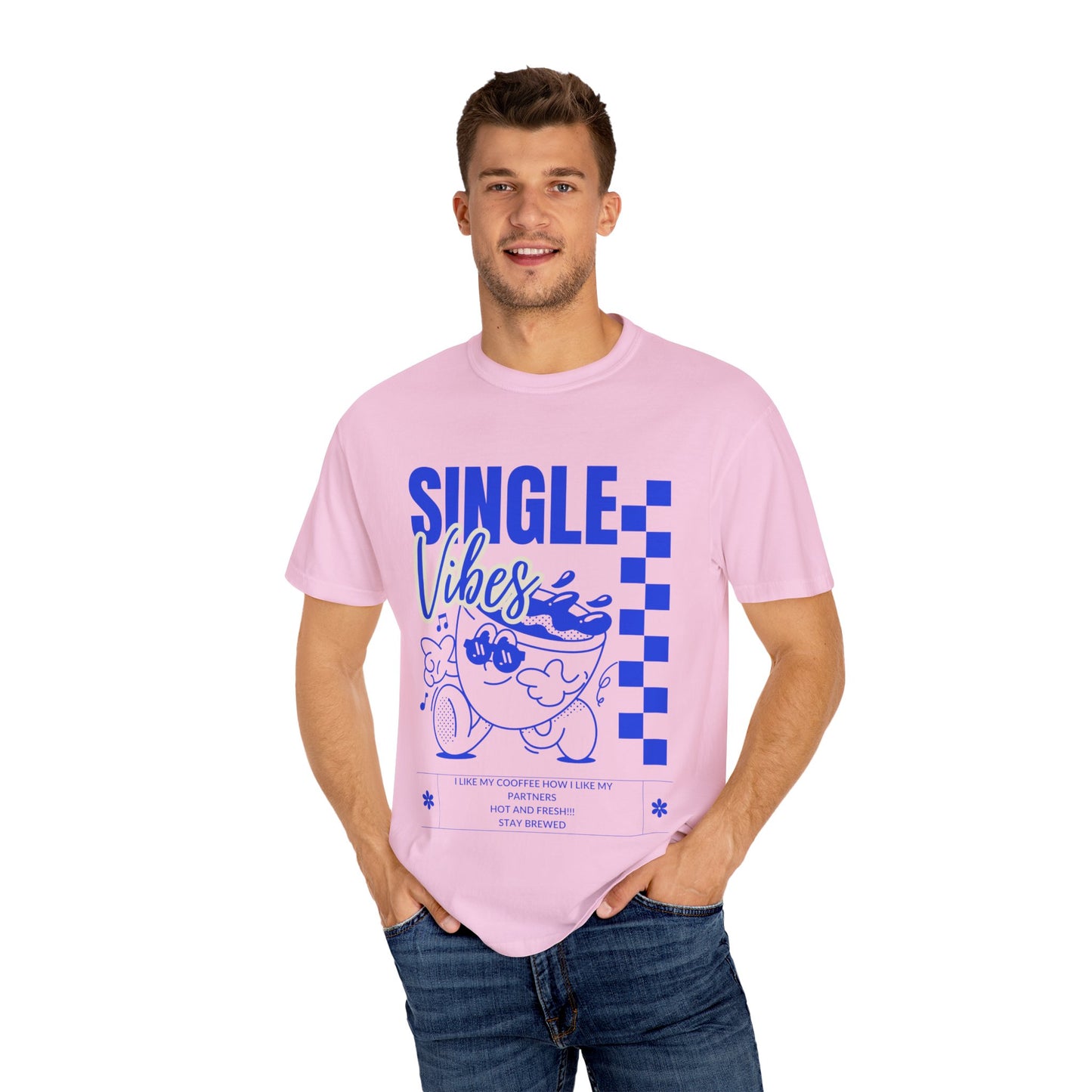 Single Vibes Unisex T-Shirt, Fun Graphic Tee for Casual Wear, Perfect for Singles Awareness Day, Birthday Gift, Summer Hangouts