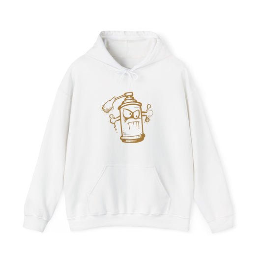 Urban Graffiti Hoodie, Streetwear Style Sweatshirt, Unisex Hooded Sweatshirt, Graphic Art Pullover, Cool Casual Layering