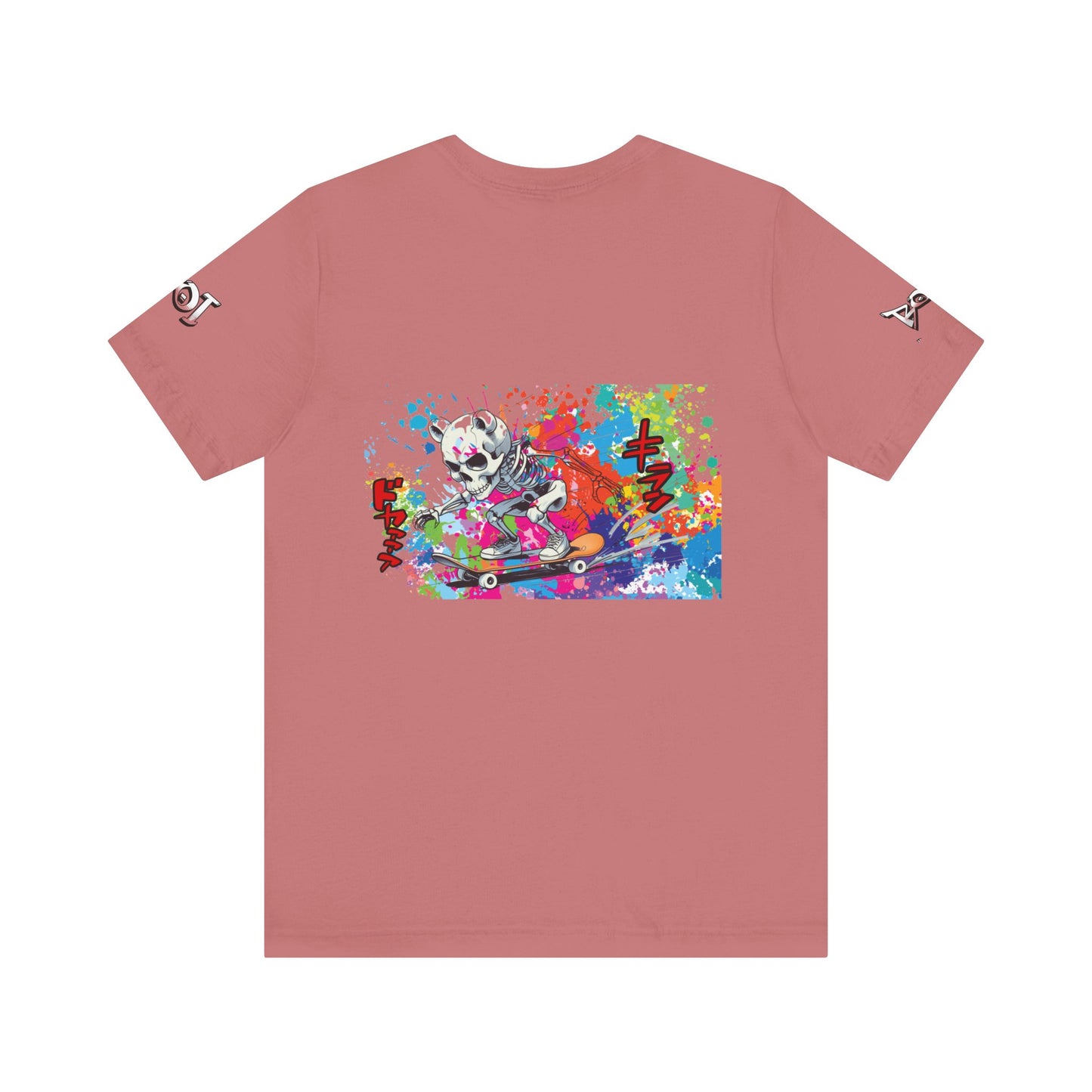 Colorful Skateboarding Art Unisex Tee, Trendy Graphic T-Shirt, Skate Culture Apparel, Fun Streetwear Gift, Summer Festival Shirt, [...]