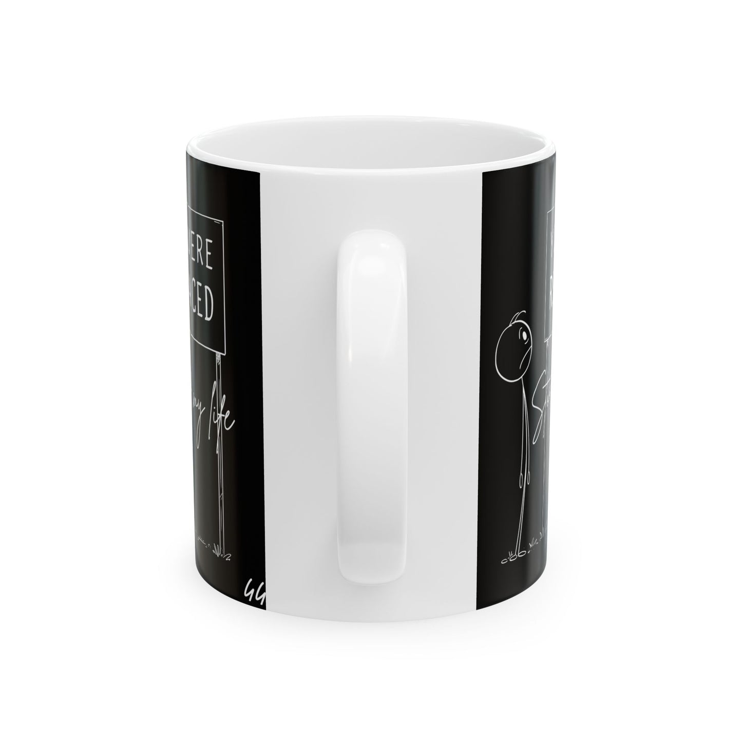 Personalized Ceramic Coffee Mug, Gift for Tea Lovers, Custom Quote Cup, Birthday Present, Kitchen Decor, 11oz 15oz