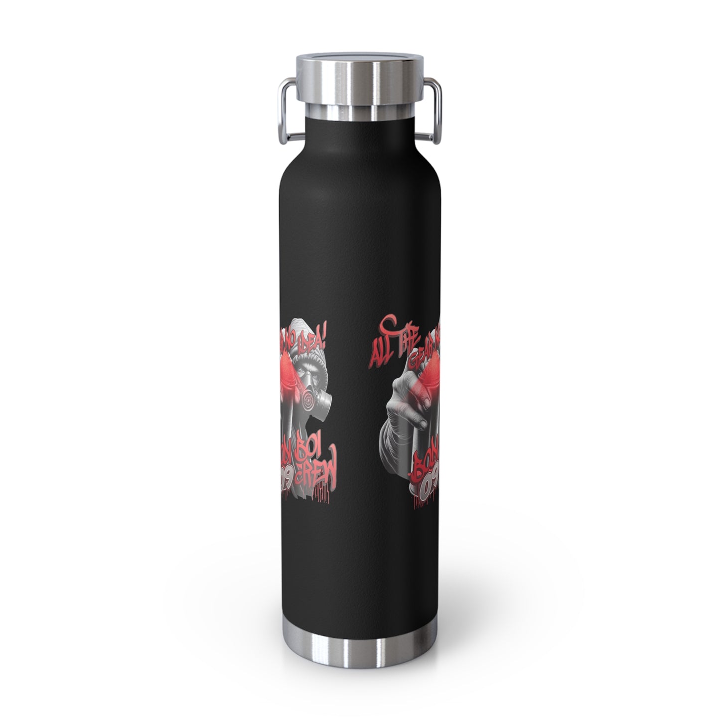 Stylish Insulated Water Bottle with Motivational Design, 22oz, Fitness Hydration, Gym Gear, Eco-Friendly Gift, Inspirational Water Bottle