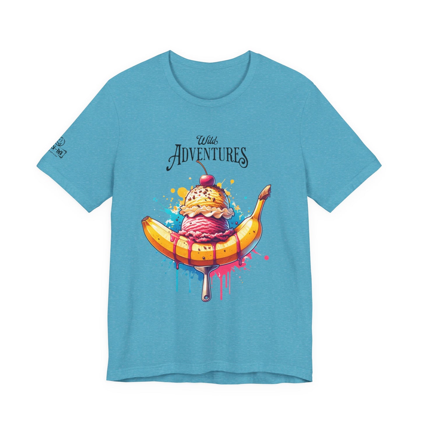 Fun Adventure Banana Split Tee, Ice Cream Lovers T-Shirt, Summer Vibes Shirt, Foodie Gift, Casual Unisex Tee