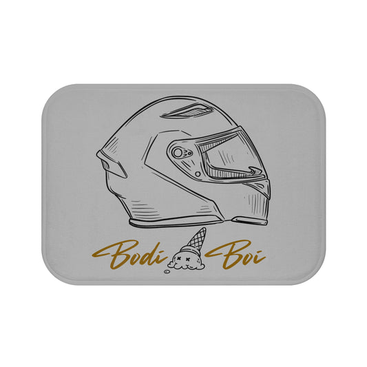 Bodi Boi Bath Mat - Stylish Motorcycle Decor, Gift for Bikers, Fun Bathroom Accessory, Unique Home Decor, Racing Enthusiast Mat