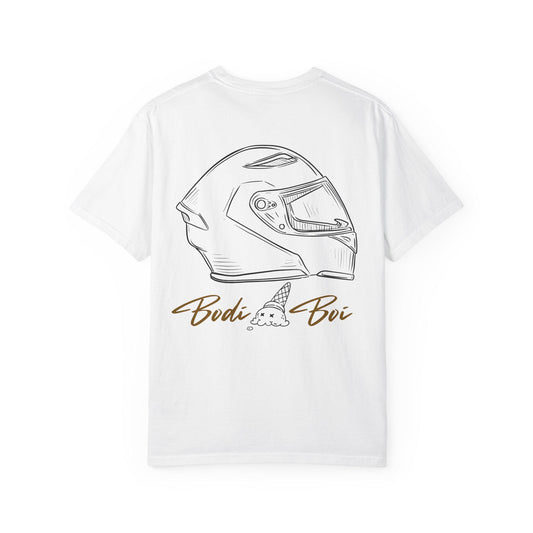 Cool Ice Cream & Helmet Graphic T-Shirt, Unisex Casual Tee, Gift for Ice Cream Lovers, Summer Vibes, Streetwear Fashion