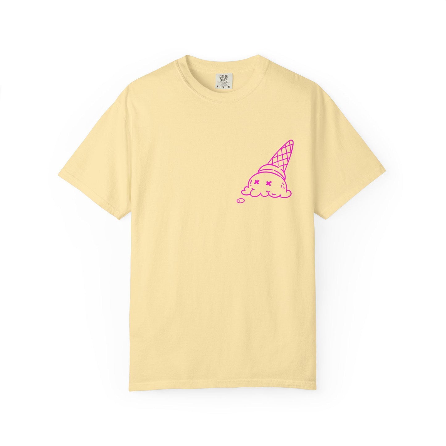 Cool Ice Cream & Helmet Graphic T-Shirt, Unisex Casual Tee, Gift for Ice Cream Lovers, Summer Vibes, Streetwear Fashion