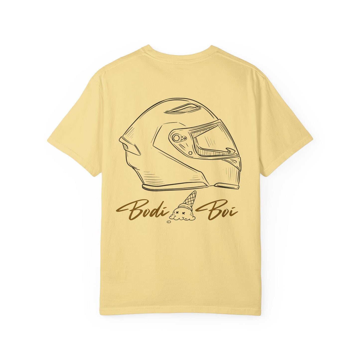 Cool Ice Cream & Helmet Graphic T-Shirt, Unisex Casual Tee, Gift for Ice Cream Lovers, Summer Vibes, Streetwear Fashion