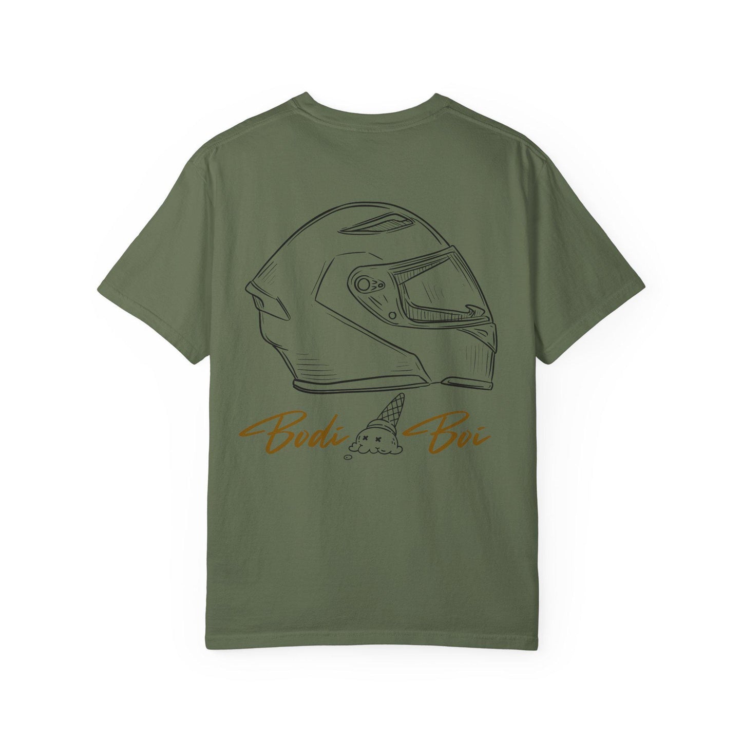 Cool Ice Cream & Helmet Graphic T-Shirt, Unisex Casual Tee, Gift for Ice Cream Lovers, Summer Vibes, Streetwear Fashion