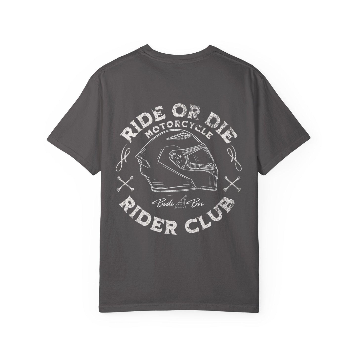 Motorcycle Club T-Shirt | Unisex Garment-Dyed Tee | Cool Rider Style, Casual Wear, Gift for Biker Enthusiasts, Men & Women