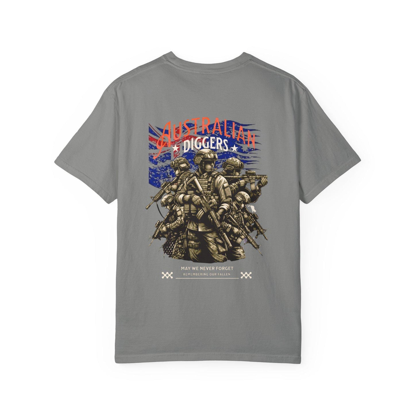 Unisex Garment-Dyed T-Shirt | Australian Diggers Tribute Tee, Military Remembrance Shirt, Heritage Apparel, Veterans Day Gift, Casual [...]
