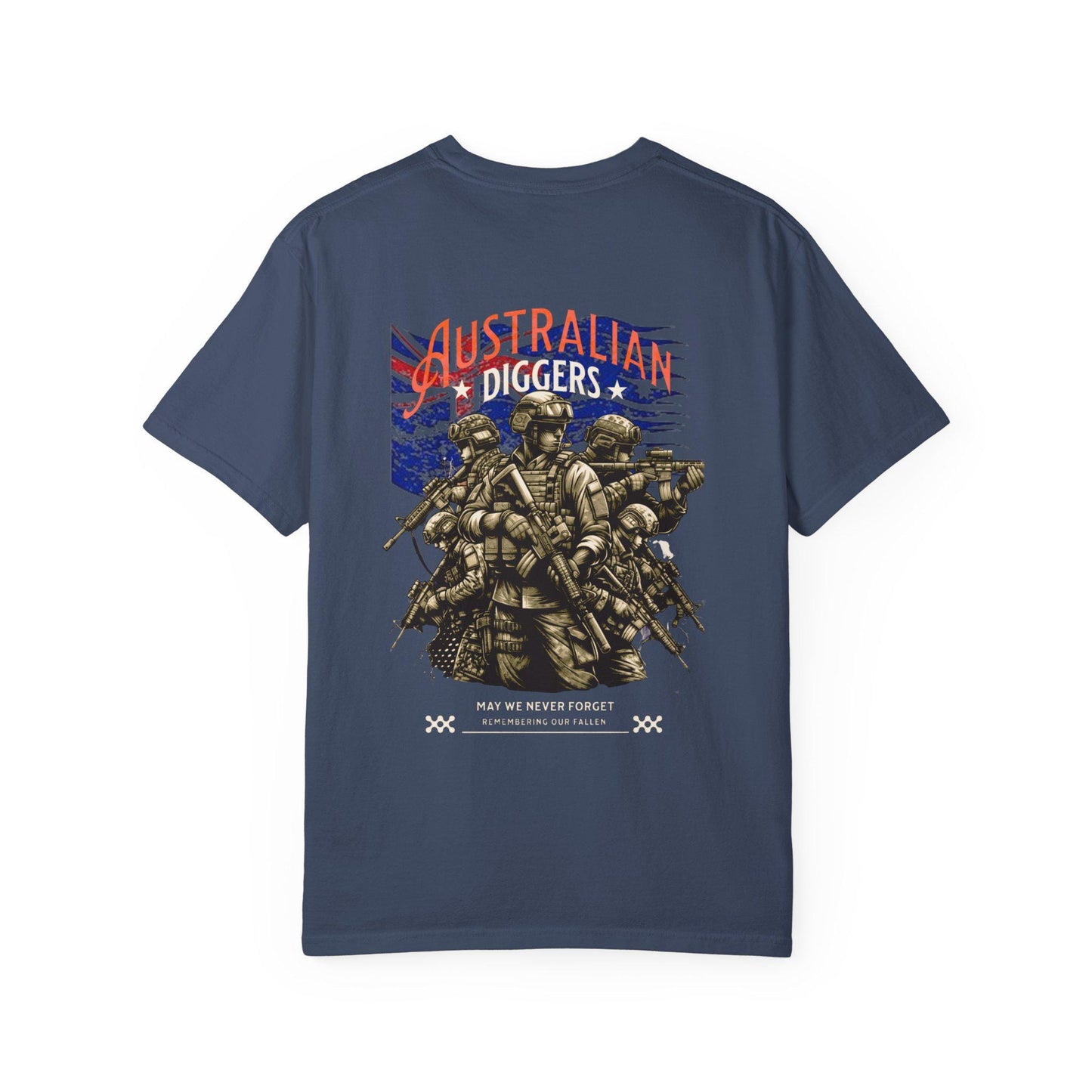 Unisex Garment-Dyed T-Shirt | Australian Diggers Tribute Tee, Military Remembrance Shirt, Heritage Apparel, Veterans Day Gift, Casual [...]