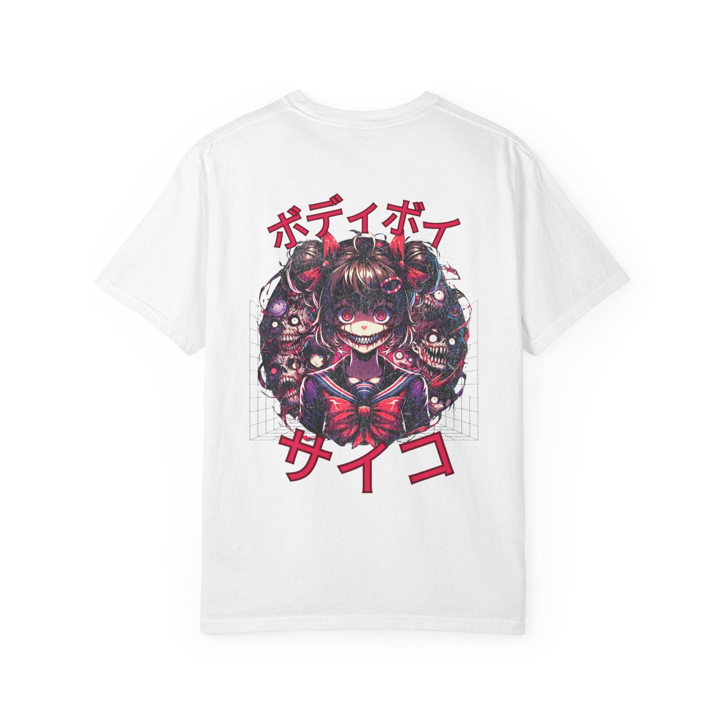 Unisex Garment-Dyed Graphic T-Shirt with Unique Anime Design, Casual Wear, Anime Enthusiast Gift, Fun Streetwear, Graphic Tee, Birthday Gift
