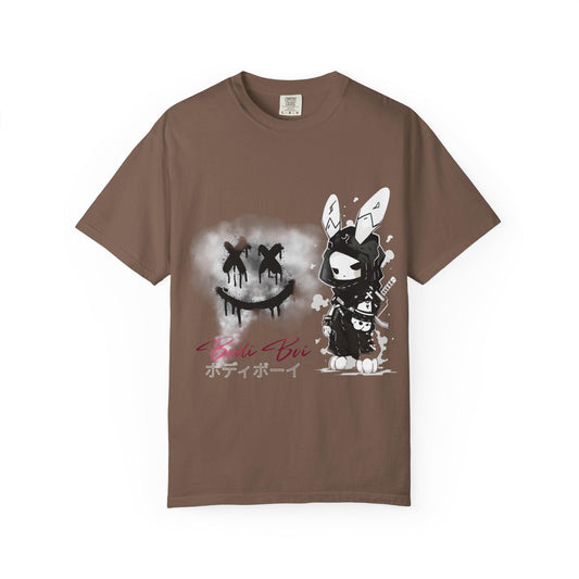 Artistic Graphic Tee featuring Unique Bunny Design, Unisex T-Shirt, Casual Wear, Streetwear