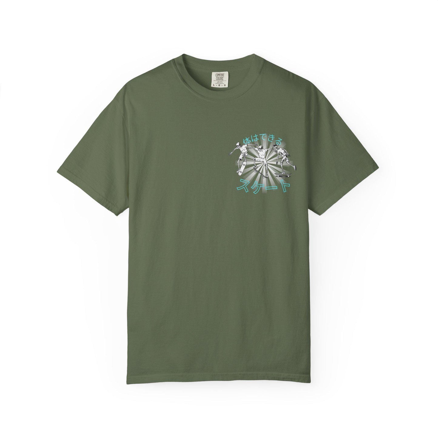 Japanese Skateboarding Design T-Shirt, Unisex Graphic Tee, Casual Streetwear, Gift for Skaters, Trendy Graphic T-Shirt, Funny Skate Shirt