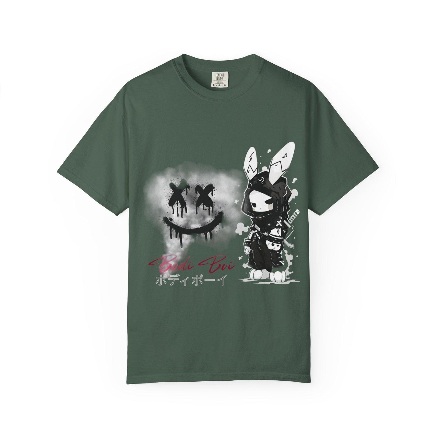 Artistic Graphic Tee featuring Unique Bunny Design, Unisex T-Shirt, Casual Wear, Streetwear